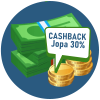 Jopa 30% Cashback