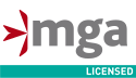 MGA lisenssin varmennus logo